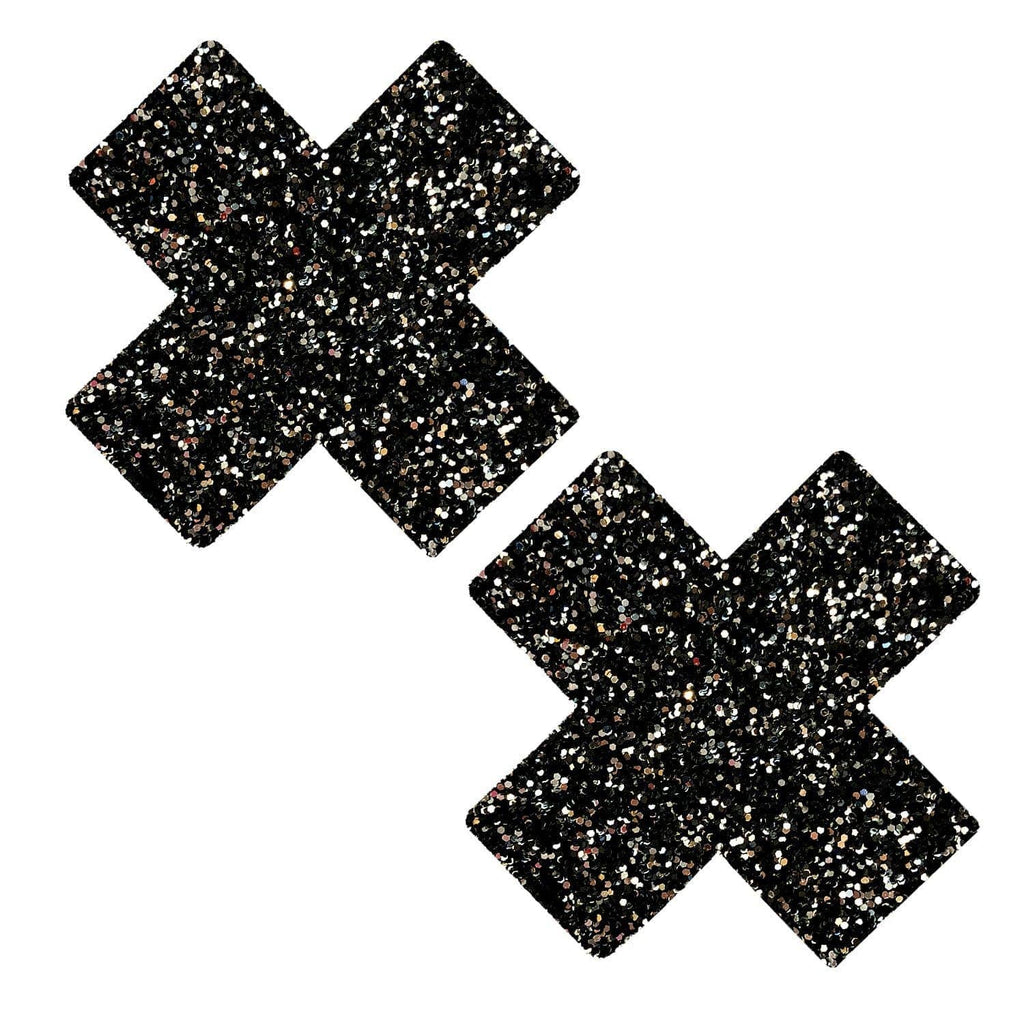Neva Nude - Nippies Super Sparkle Black Tinsel Town à paillettes X Factor