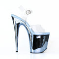Jewel Heels - Chrome Sky Blue - 8 inch