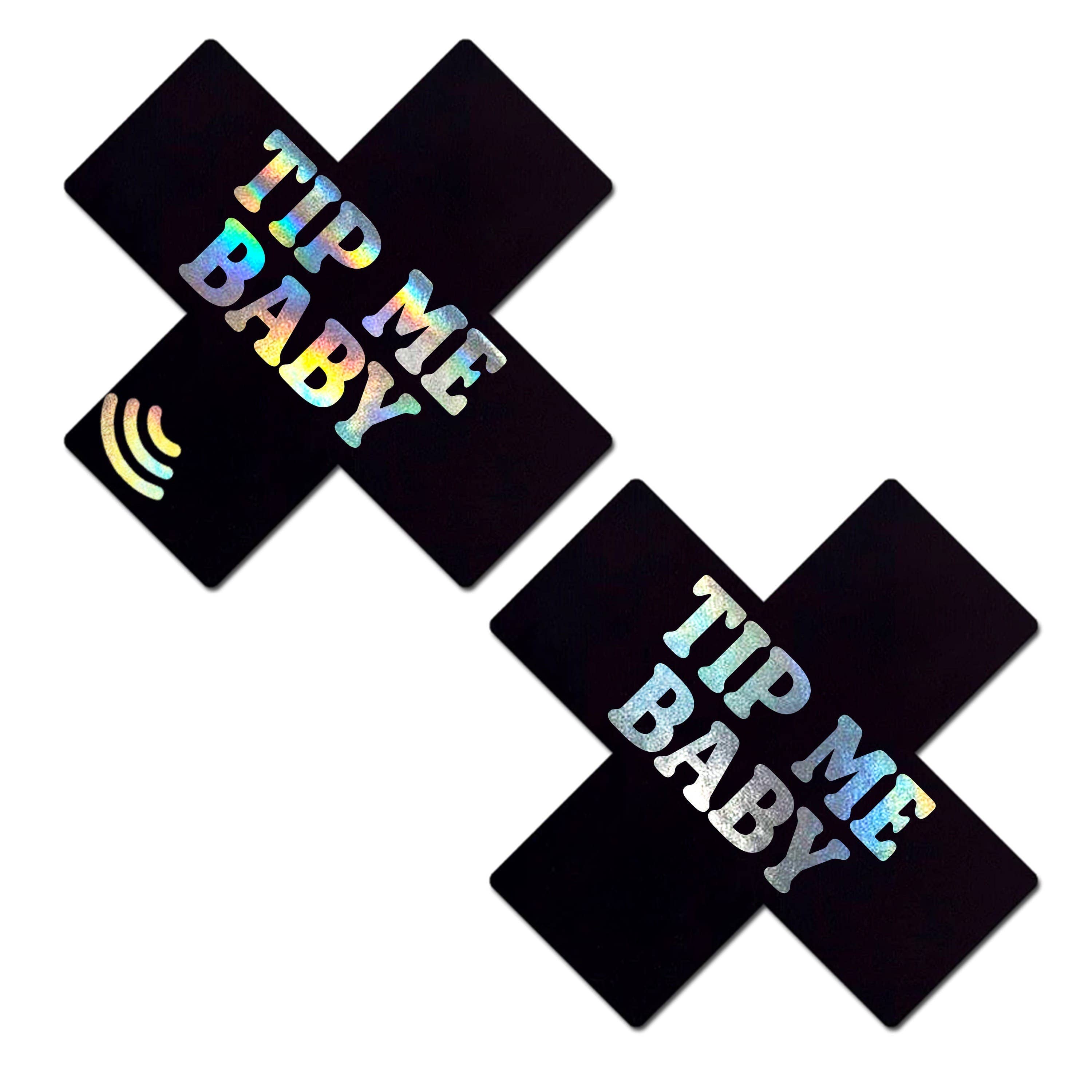Neva Nude - Tip Me Baby Holographique X cache-tétons NFC intelligents
