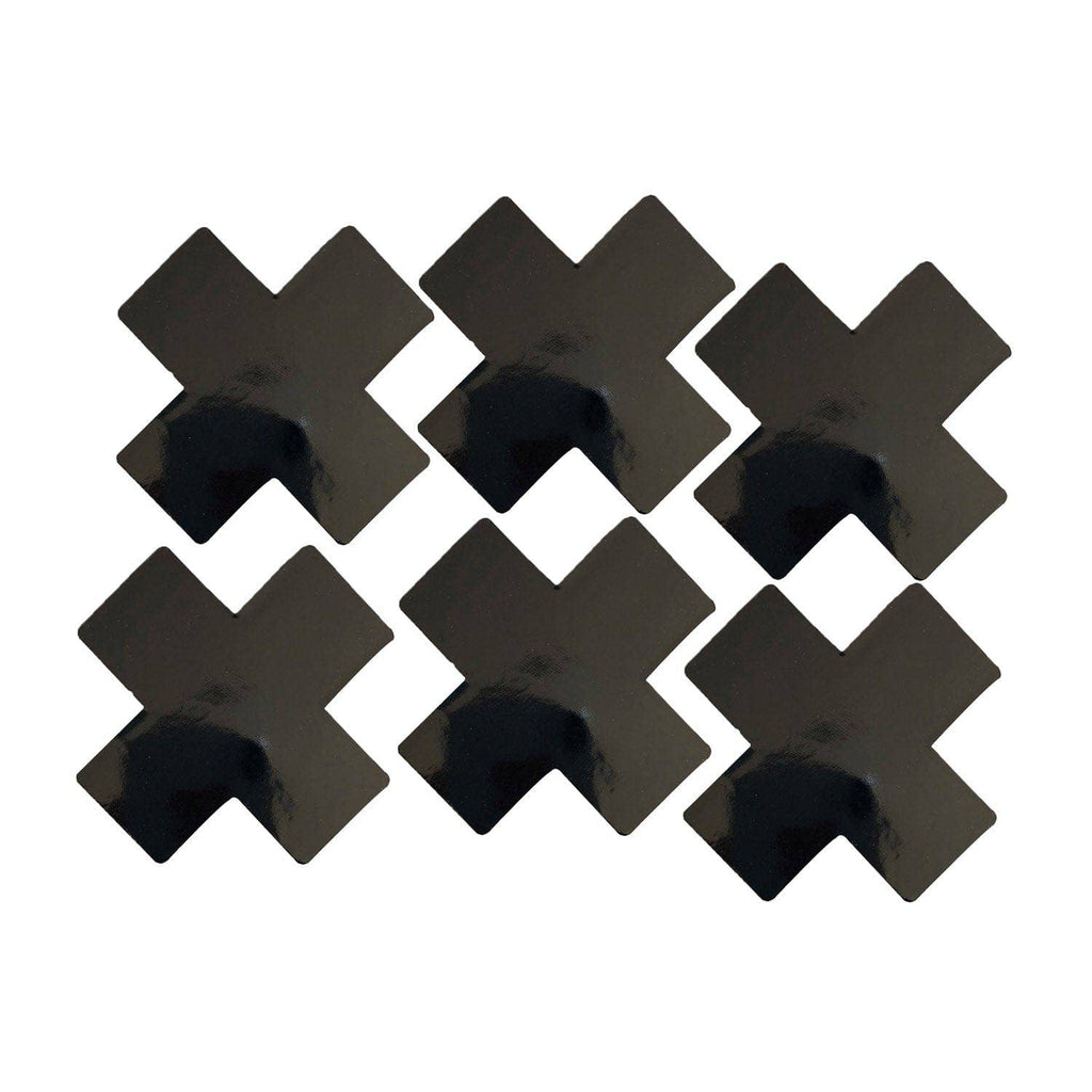 Neva Nude - BodiStix Dom Squad en vinyle mouillé X Factor, noir