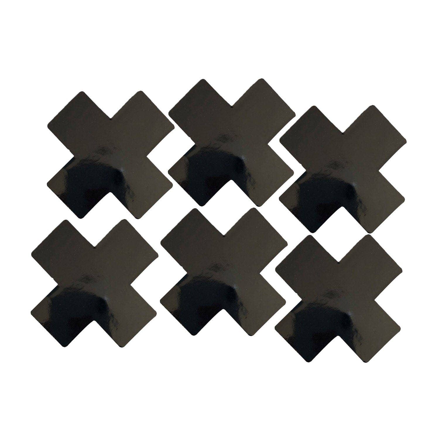 Neva Nude - BodiStix Dom Squad en vinyle mouillé X Factor, noir