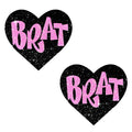 Neva Nude - Nippies pailletés roses « I Heart U » Pink Bratz