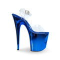 Jewel Heels - Chrome Sapphire - 8 inch