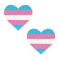 Neva Nude - Nippies pailletés cœurs drapeau des fiertés