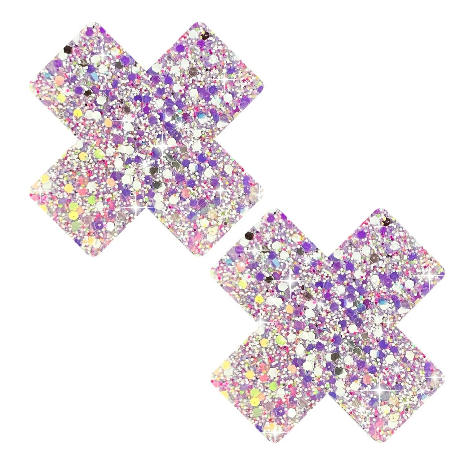 Neva Nude - Nippies Super Sparkle Confetti Crush Chunky Glitter X Factor Pasties