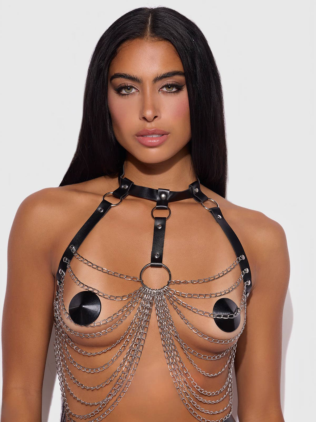 House of Desire - Harnais chaine & Simili cuir