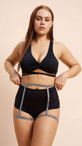 Lunalae - Luxe Diamante Garter Belt