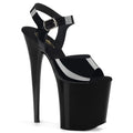 Pleaser - Flamingo 808N - Jelly Like Black - 8inch