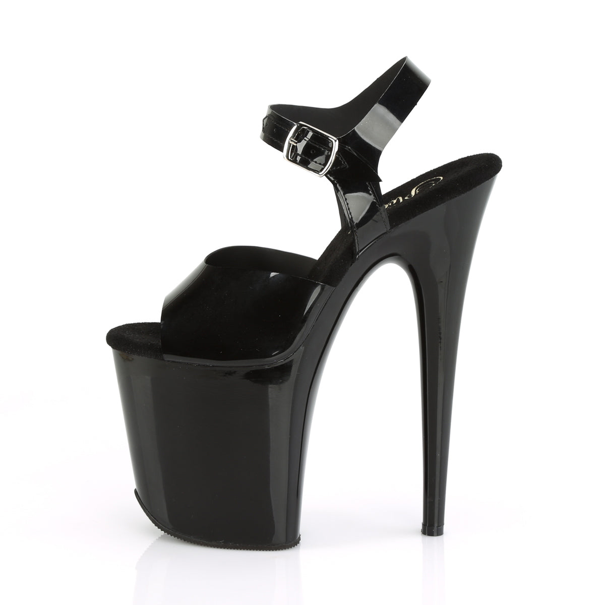 Pleaser - Flamingo 808N - Jelly Like Black - 8inch