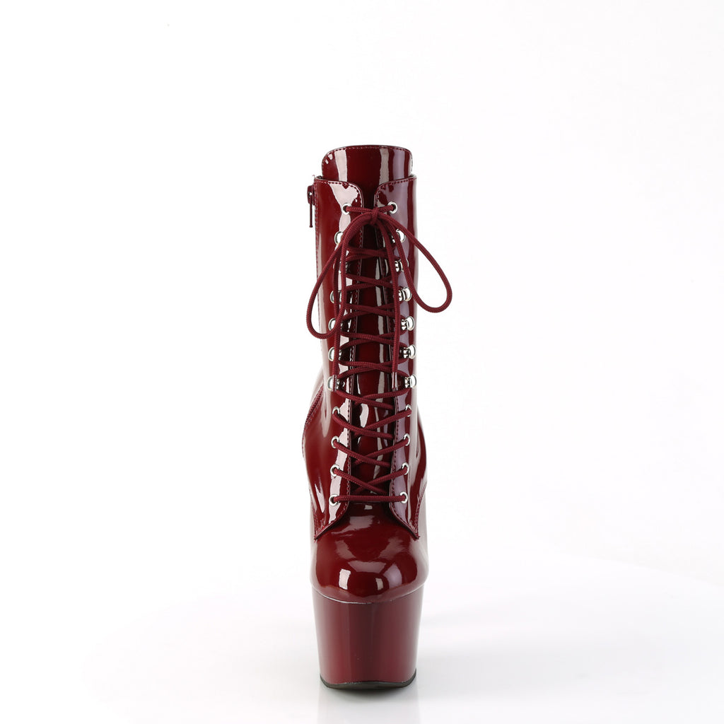Pleaser - Adore 1020 - Burgundy - 7 inch
