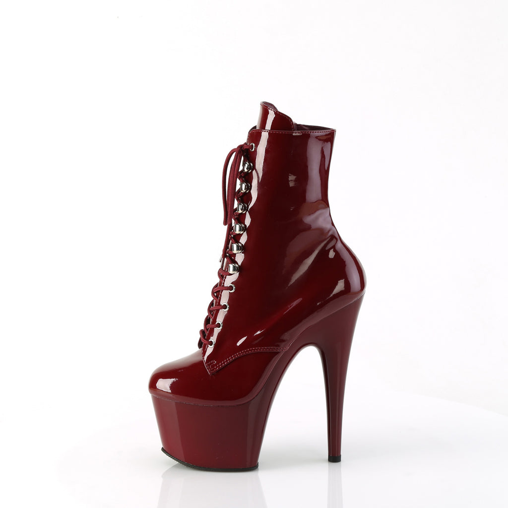 Pleaser - Adore 1020 - Burgundy - 7 inch