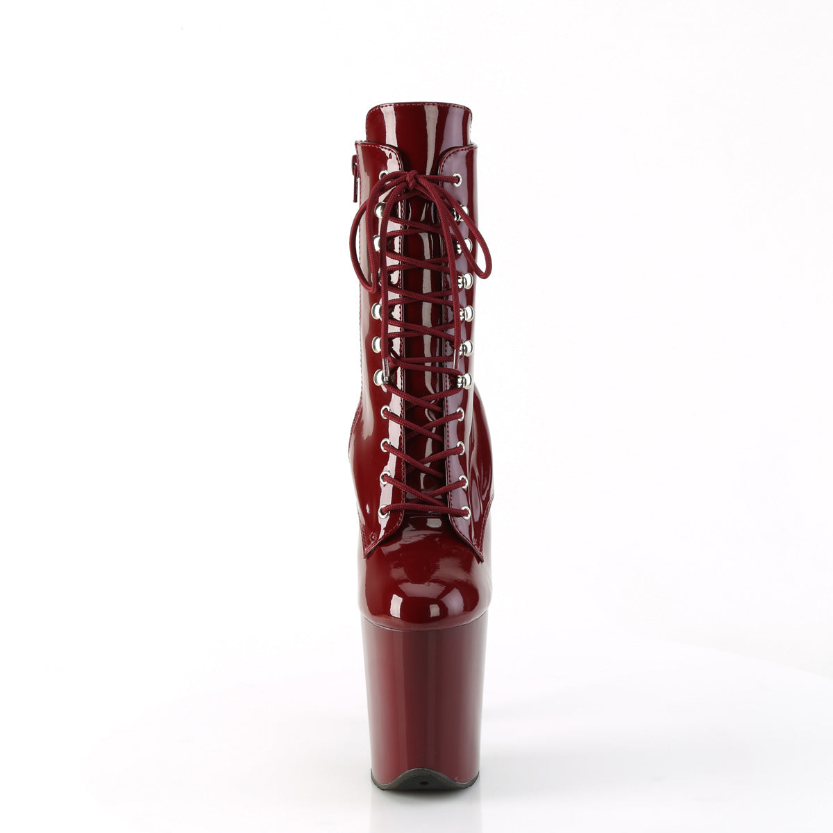 Pleaser - Flamingo 1020 - Burgundy - 8 inch