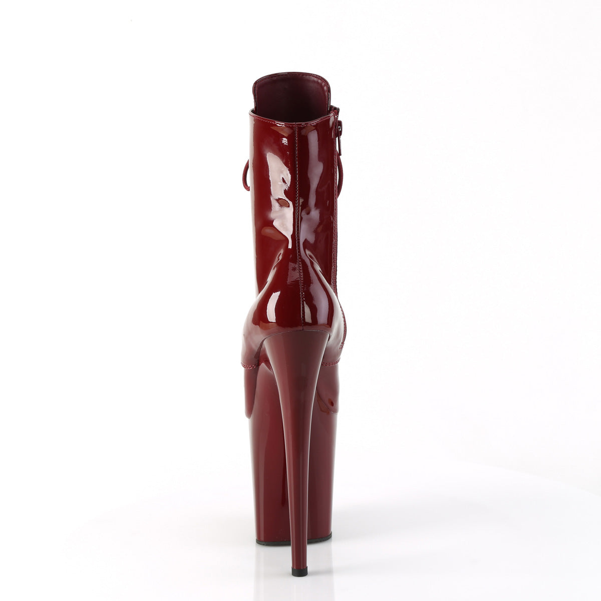 Pleaser - Flamingo 1020 - Burgundy - 8 inch