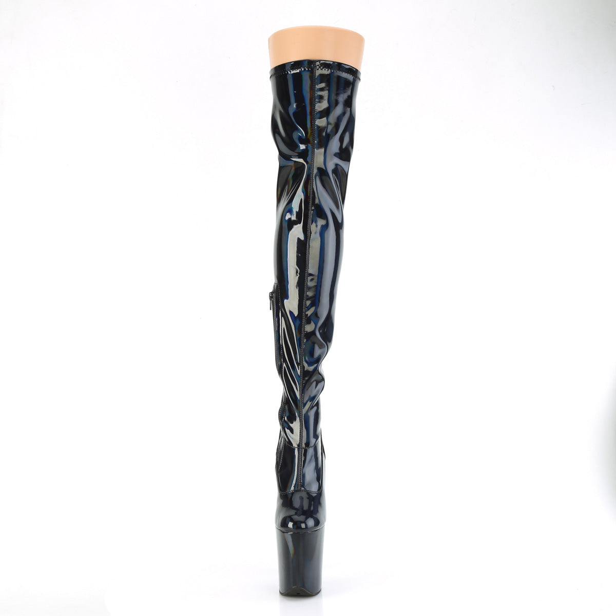 Pleaser - Flamingo 3000 HWR - Black Holographique - 8 inch