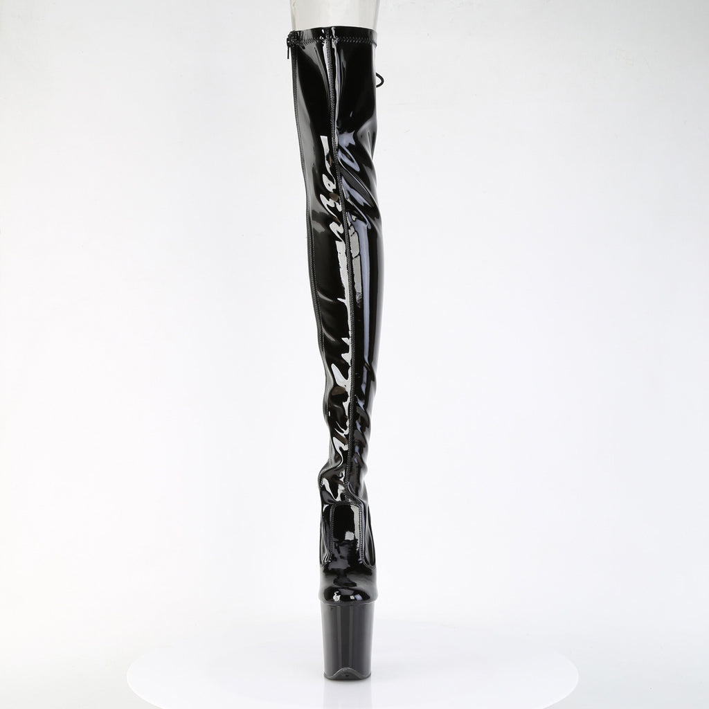 Pleaser - Flamingo 3850 - Black - 8inch