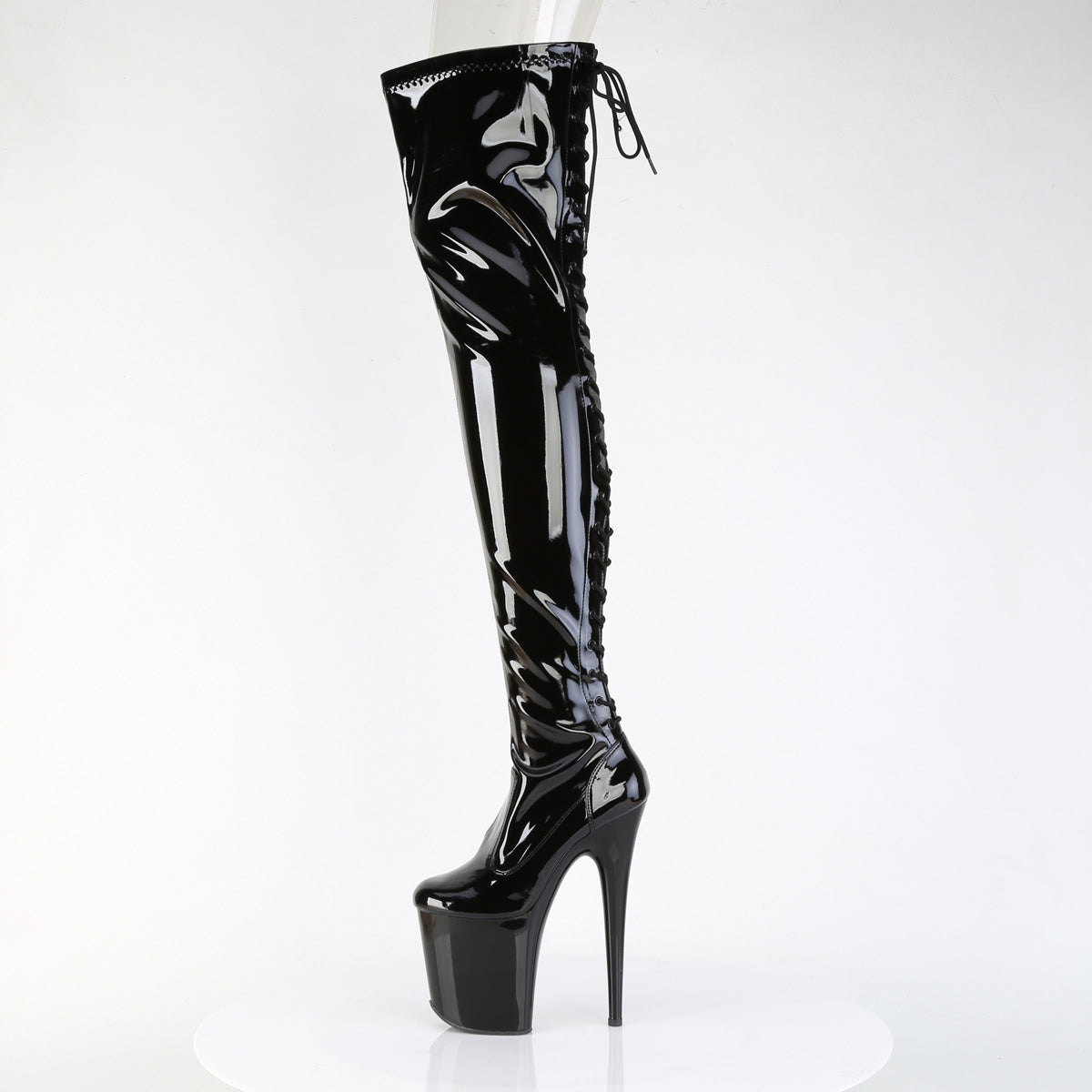 Pleaser - Flamingo 3850 - Black - 8inch