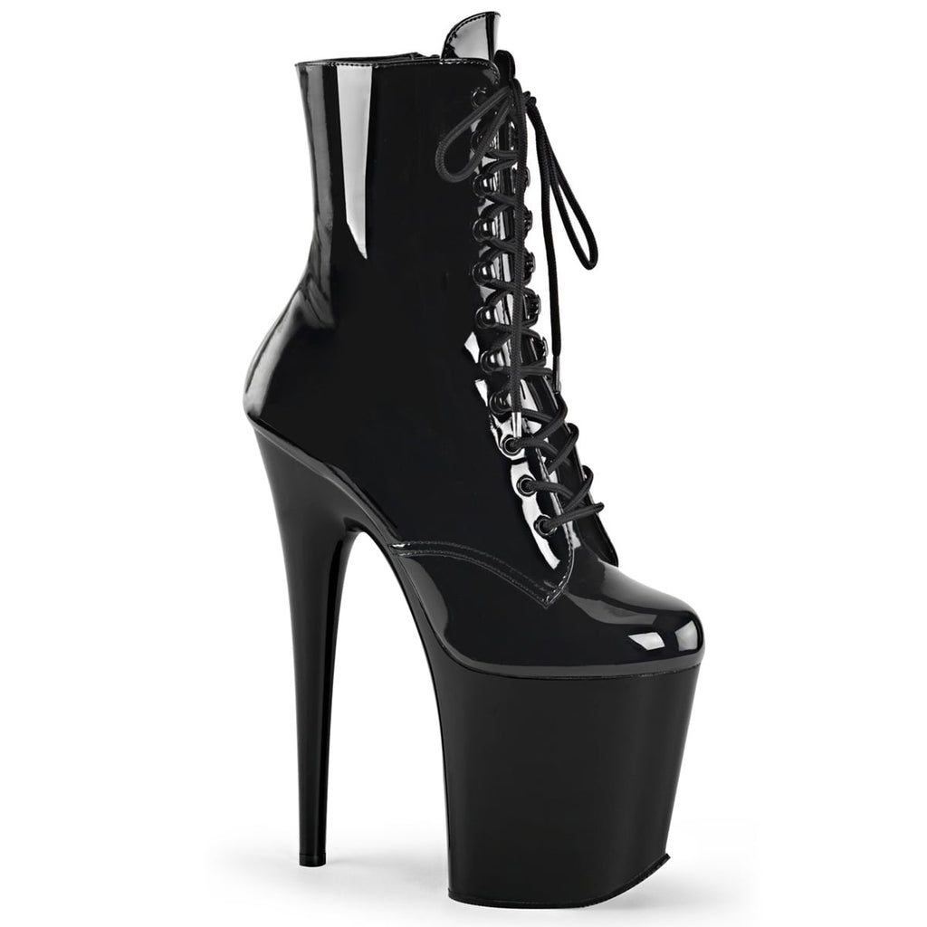Pleaser - Flamingo 1020 - Black - 8 inch