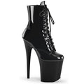 Pleaser - Flamingo 1020 - Black - 8 inch