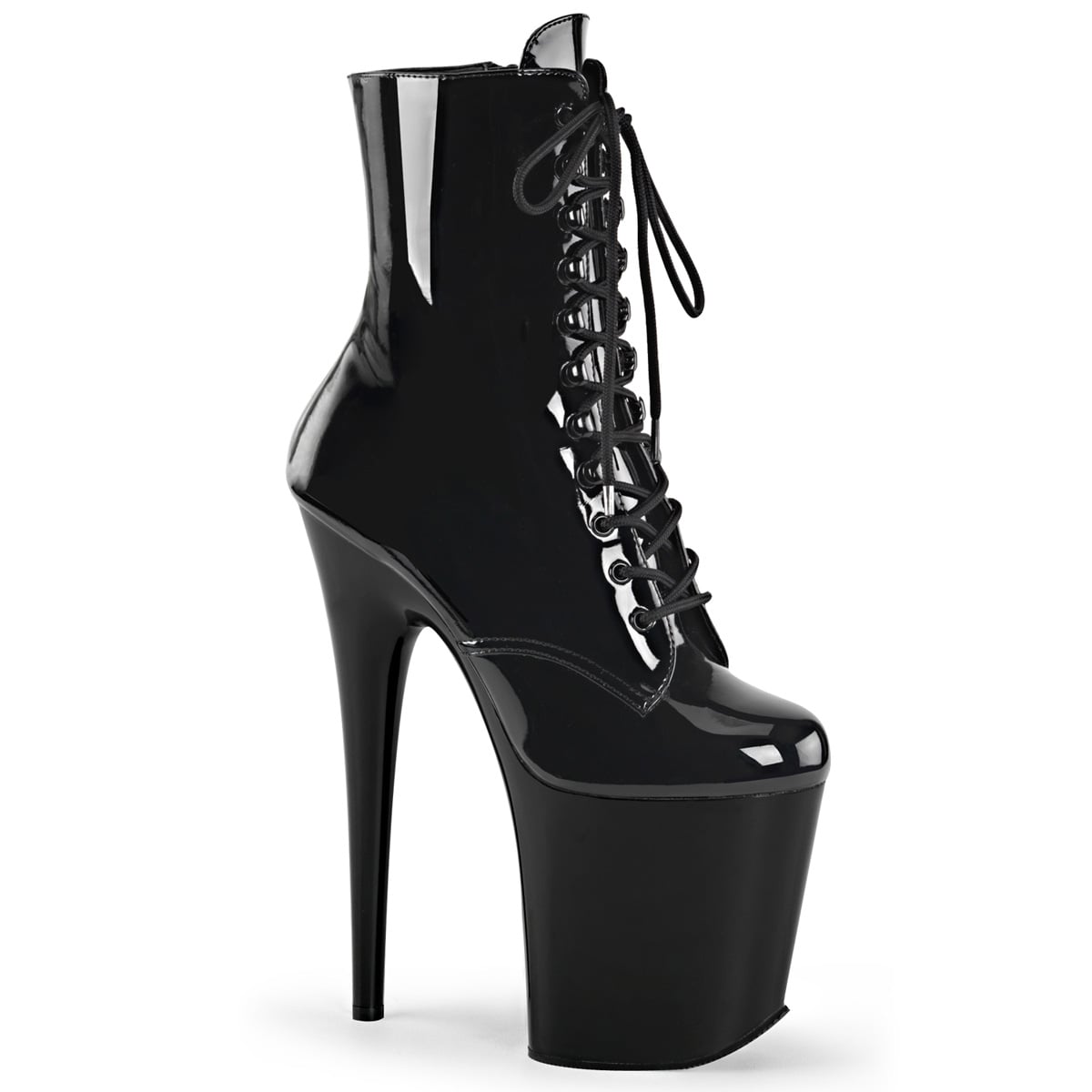 Pleaser - Flamingo 1020 - Black - 8 inch