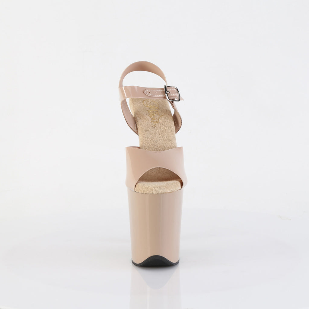Pleaser - Flamingo 808N - Jelly Like Beige - 8 inch