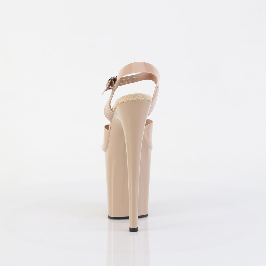 Pleaser - Flamingo 808N - Jelly Like Beige - 8 inch