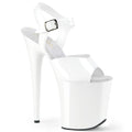 Pleaser - Flamingo 808N - Jelly Like White - 8inch