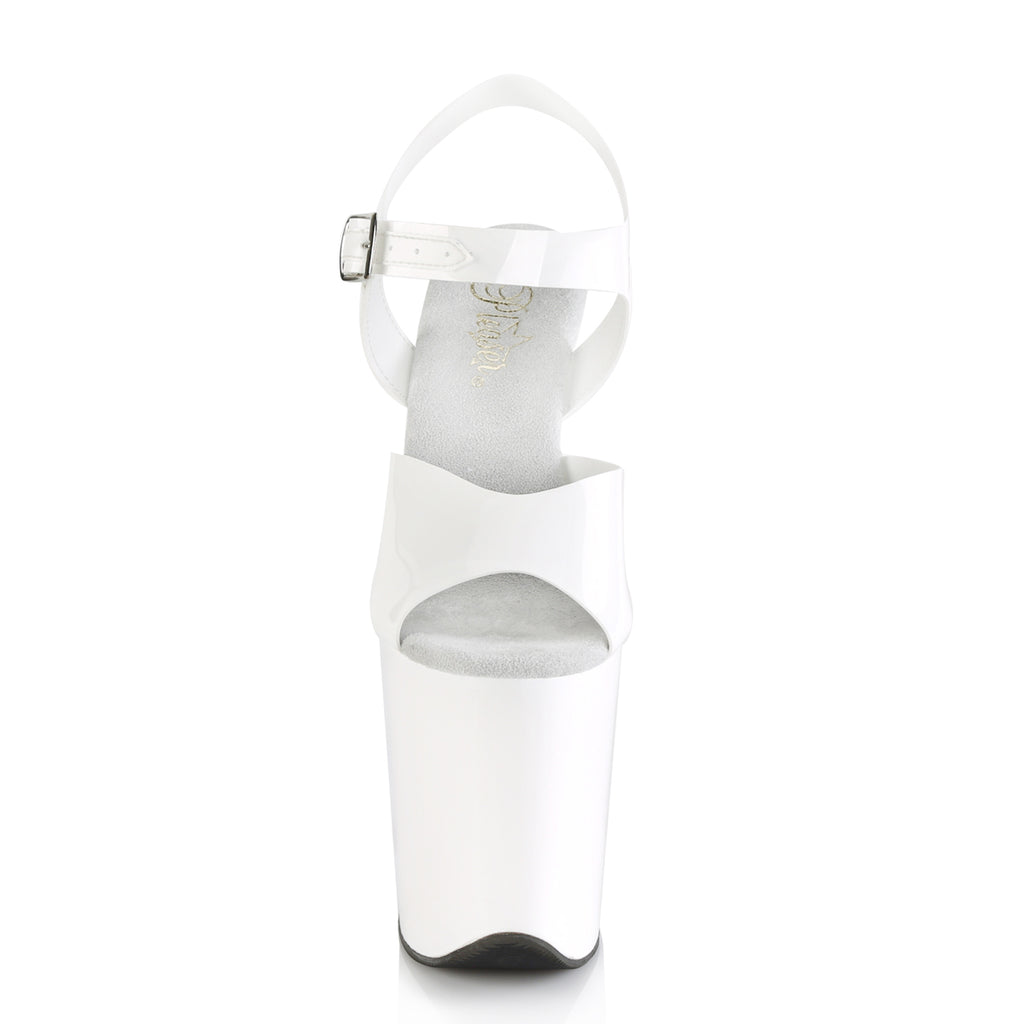 Pleaser - Flamingo 808N - Jelly Like White - 8inch
