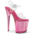 Pleaser - Flamingo 808 - Pink Tinted - 8 inch