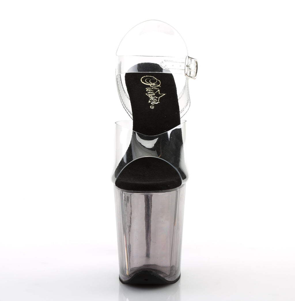 Pleaser - Flamingo 808 - Smoke Tinted - 8 inch