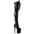 Pleaser - Flamingo 3028 - Black Vinyl - 8 inch