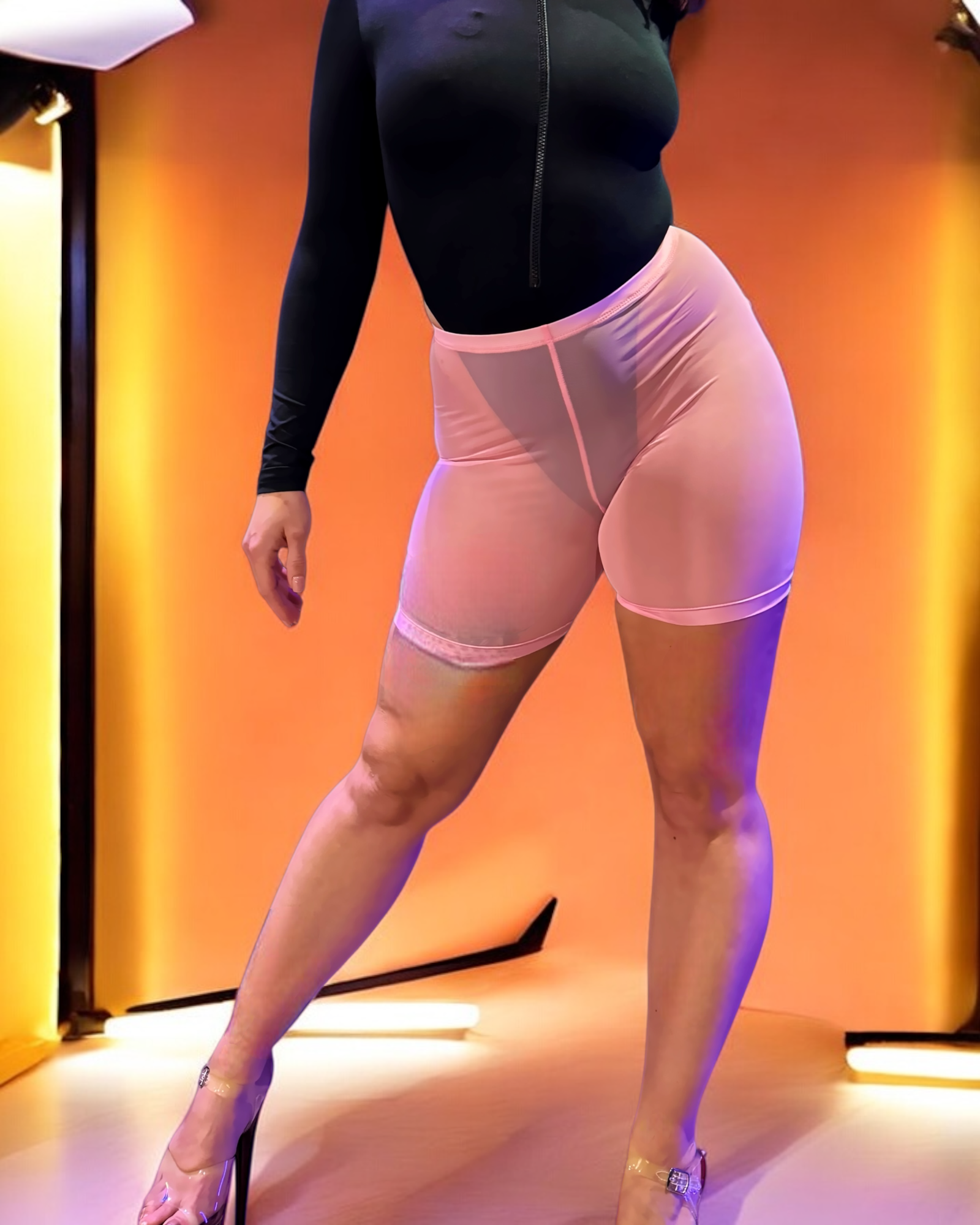 ArtGo - Short Mesh Baby Pink