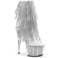 Pleaser - Adore 1017SRS - Clear-Silver Rhinestones - 7 inch