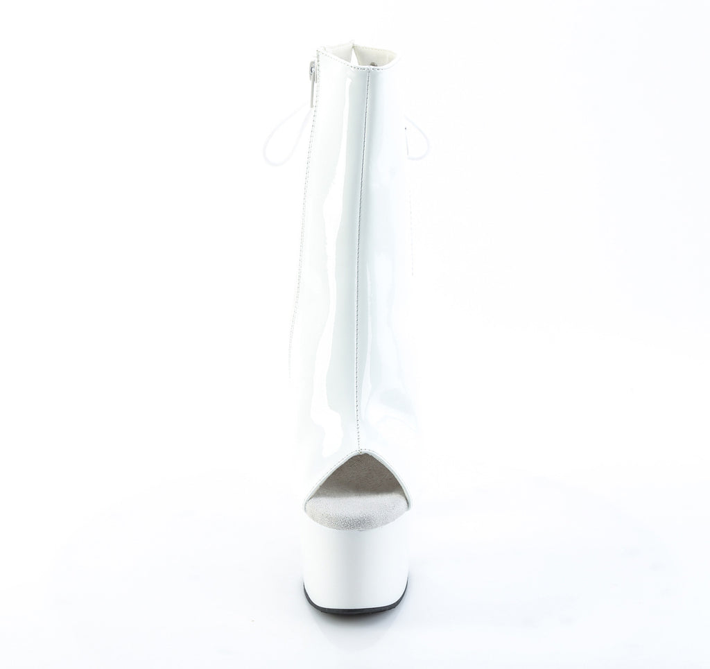 Pleaser - Adore 1018 - White - 7 inch