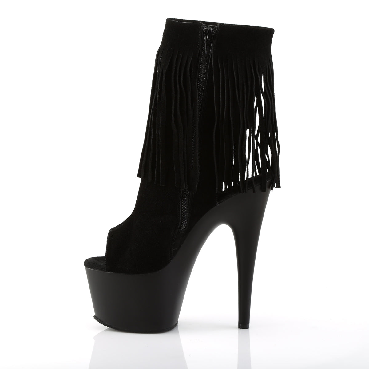 Pleaser - Adore 1019 - Black Suede - 7 inch