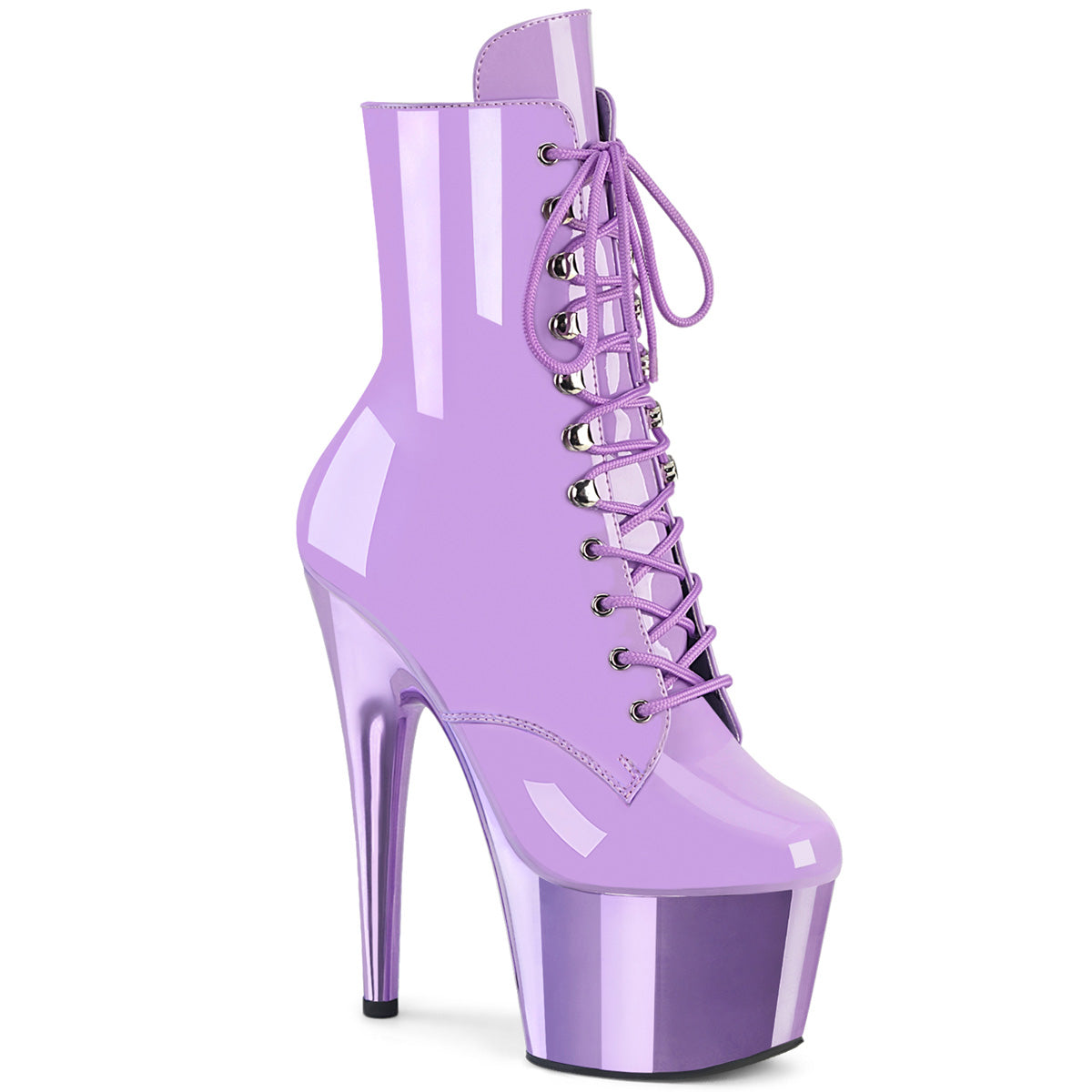 Pleaser - Adore 1020 - Lavender Chrome - 7 inch