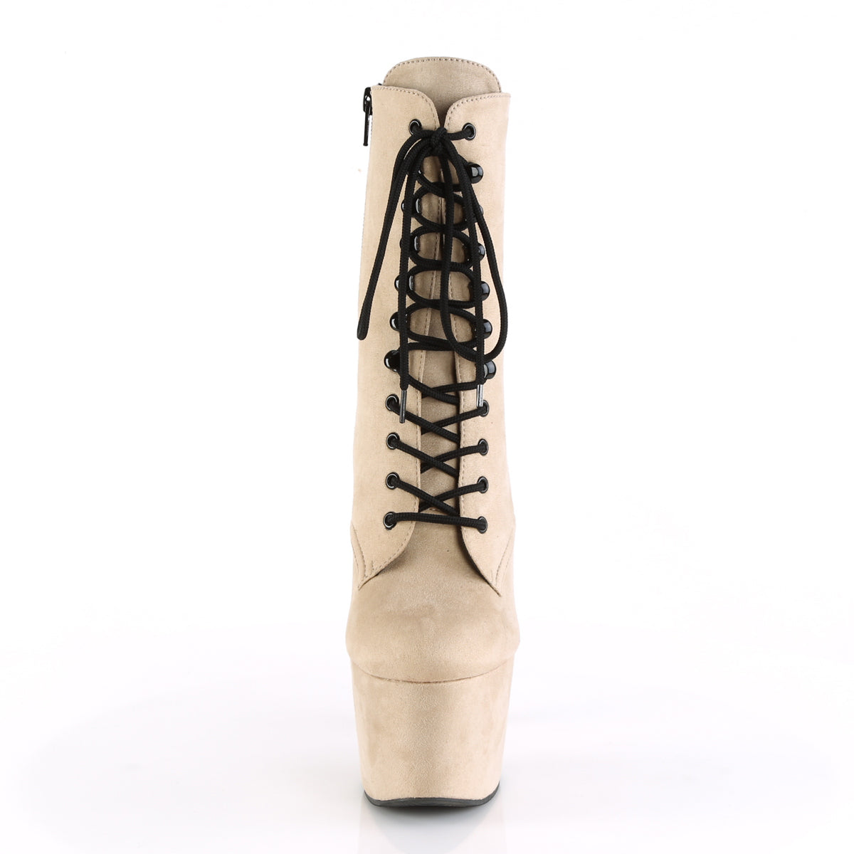 Pleaser - Adore 1020FS - Beige Faux Suede - 7 inch
