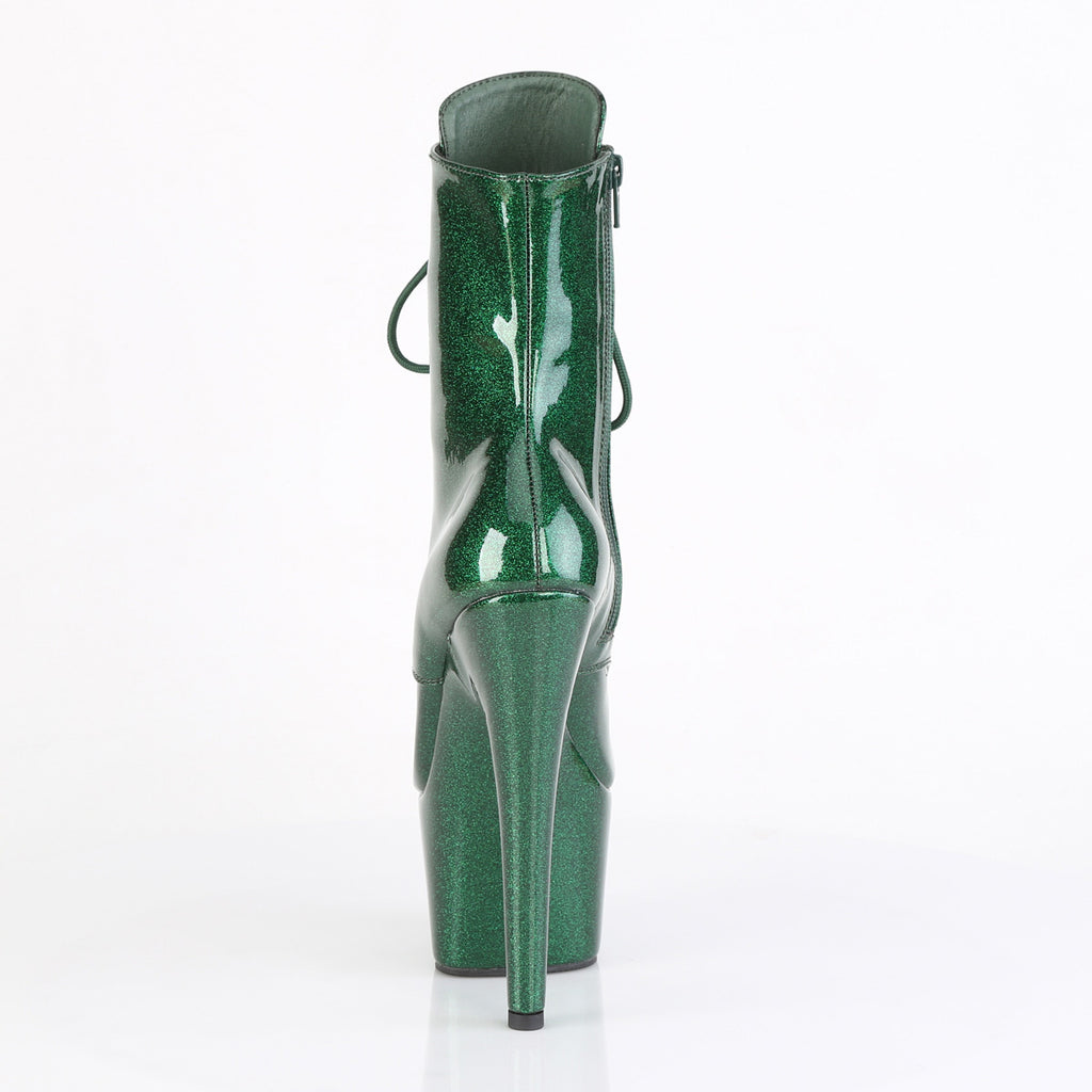 Pleaser - Adore 1020GP - Emerald Green Glitter - 7 inch