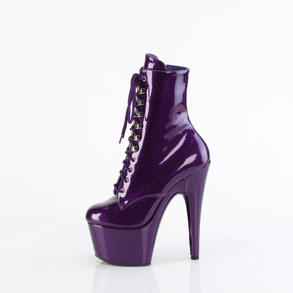 Pleaser - Adore 1020GP - Purple Glitter - 7 inch