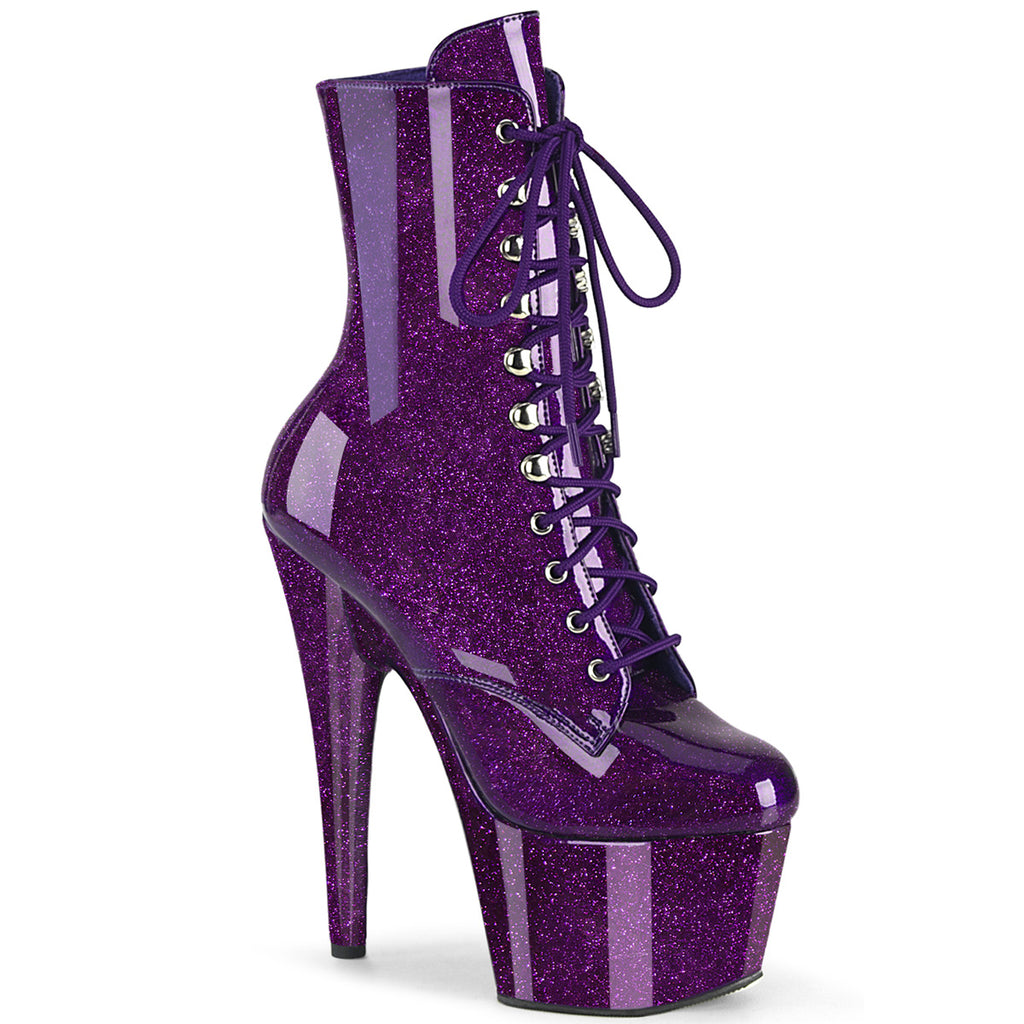 Pleaser - Adore 1020GP - Purple Glitter - 7 inch