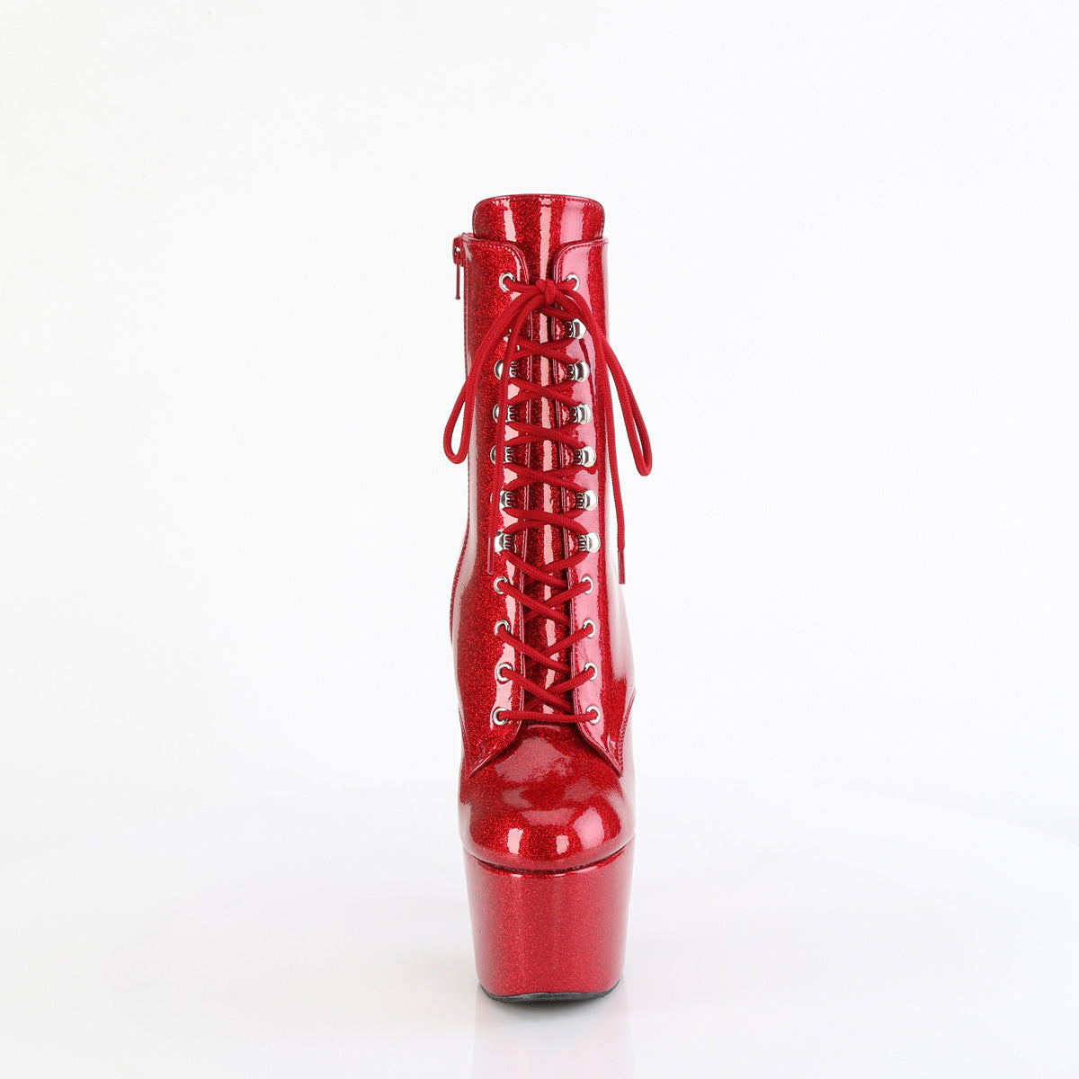 Pleaser - Adore 1020GP - Ruby Red Glitter - 7 inch