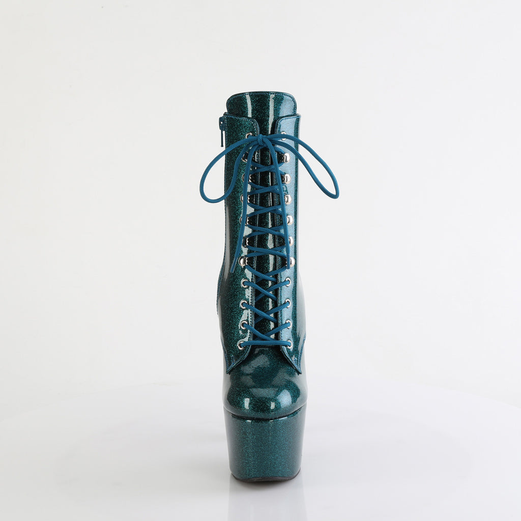 Pleaser - Adore 1020GP - Teal Glitter - 7 inch