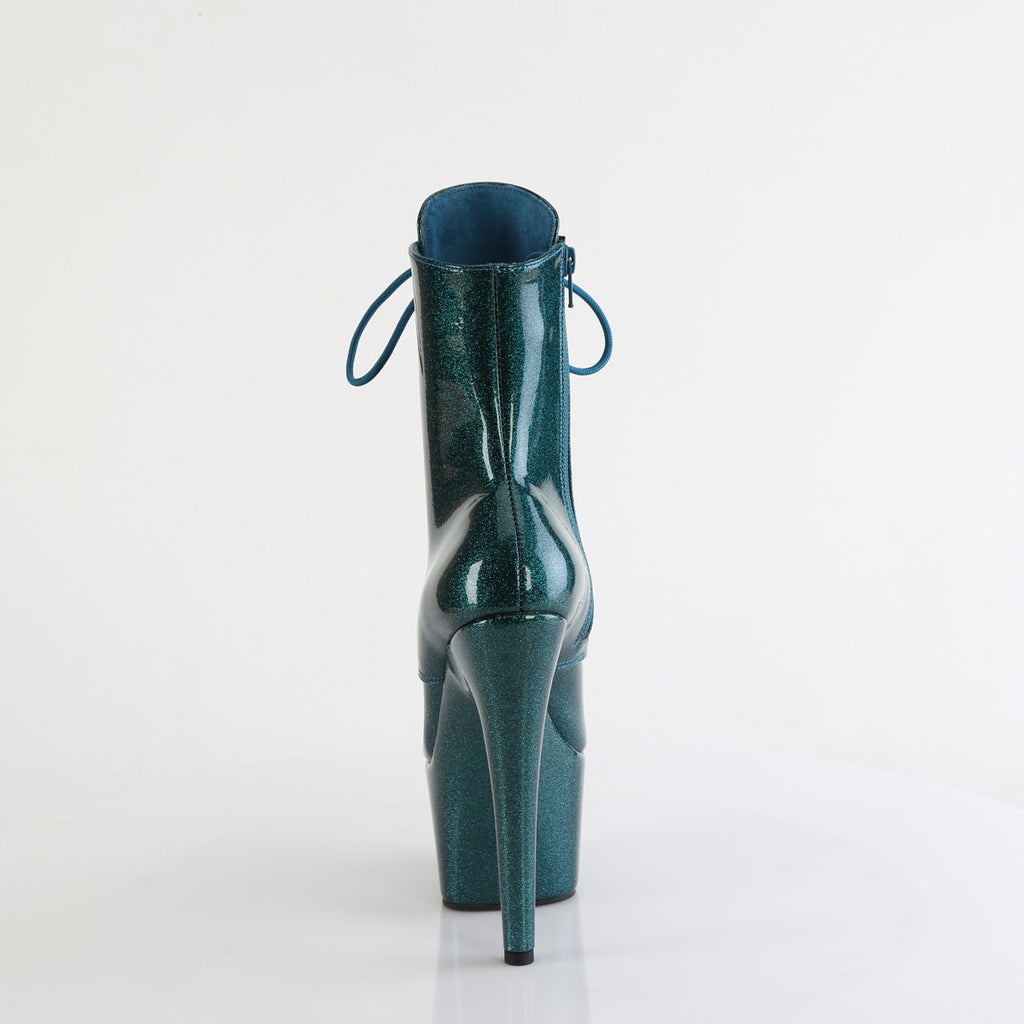 Pleaser - Adore 1020GP - Teal Glitter - 7 inch