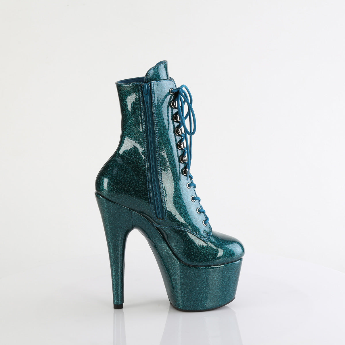 Pleaser - Adore 1020GP - Teal Glitter - 7 inch