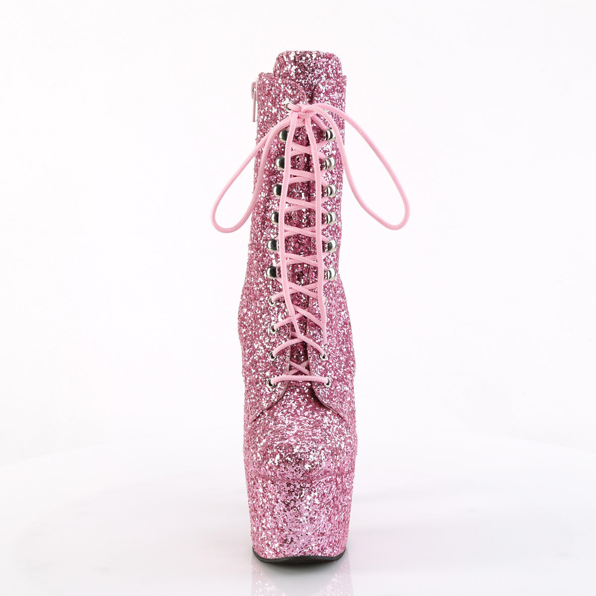 Pleaser - Adore 1020GWR - Baby Pink Glitter - 7 inch