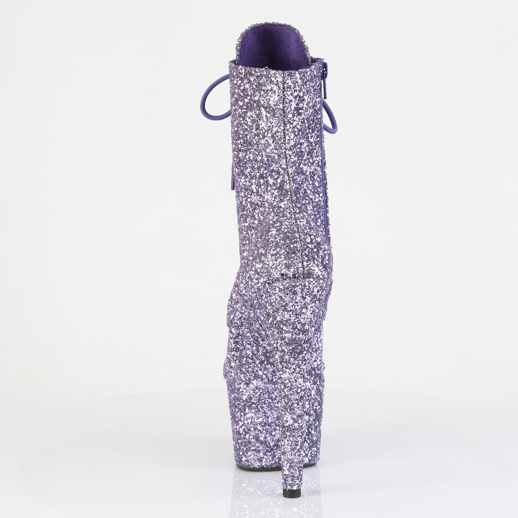 Pleaser - Adore 1020GWR - Lilac Glitter - 7 inch