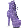 Pleaser - Adore 1020GWR - Lilac Glitter - 7 inch