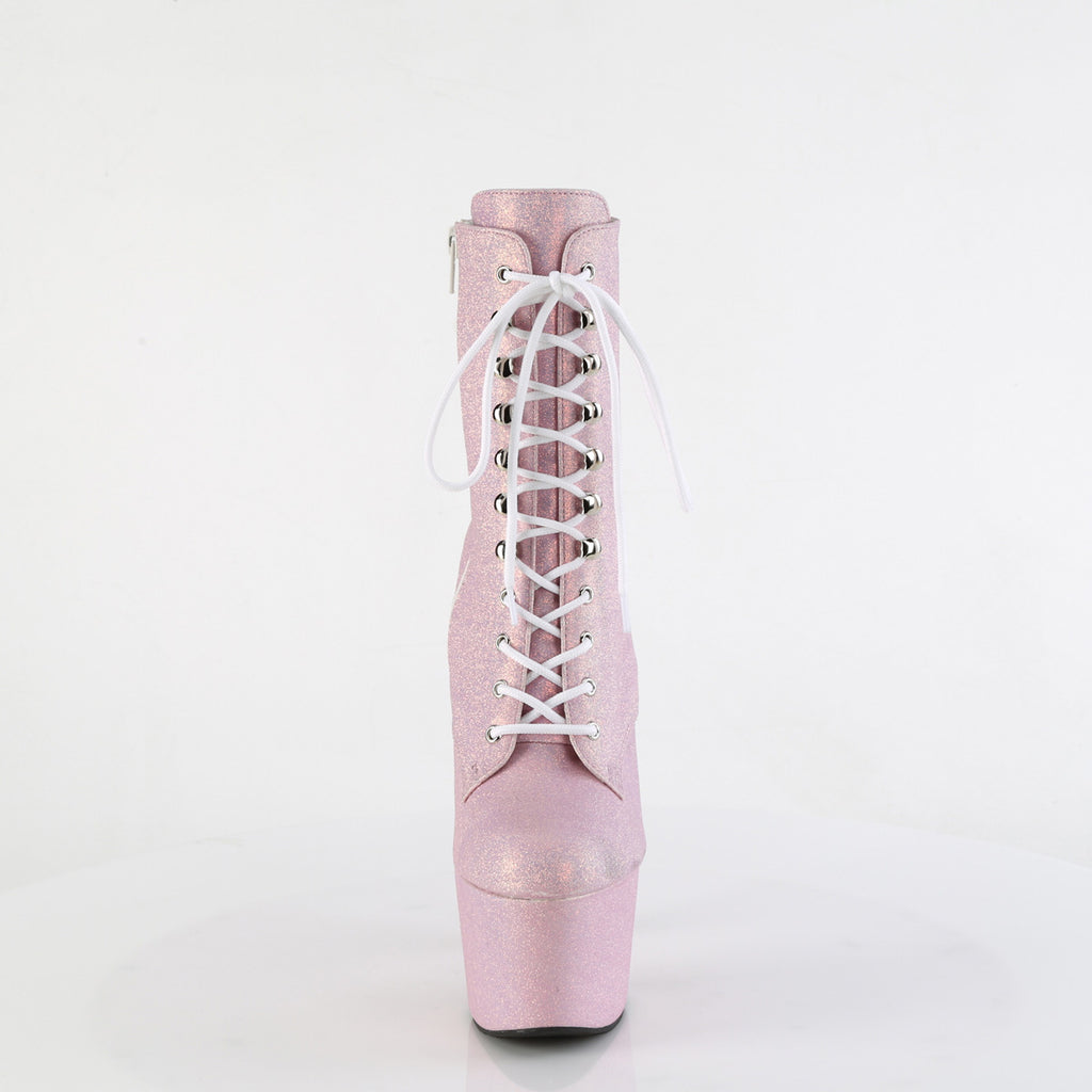 Pleaser - Adore 1020SDG - Baby Pink Sawdust Glitter - 7 inch