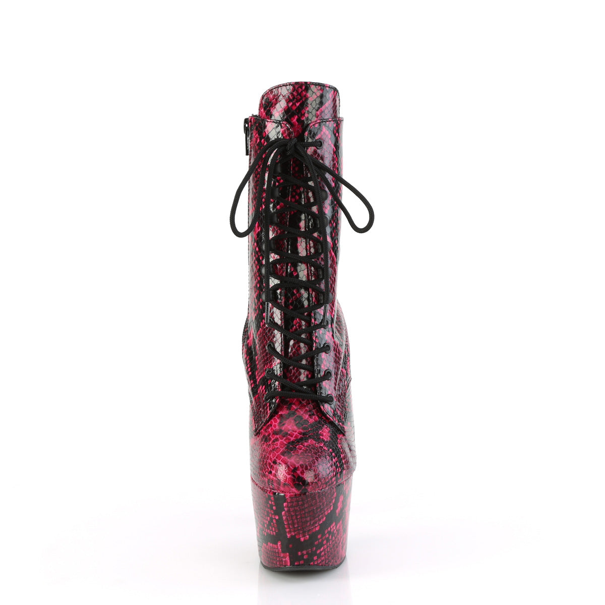 Pleaser - Adore 1020SPWR - Hot Pink Snake Print - 7 inch