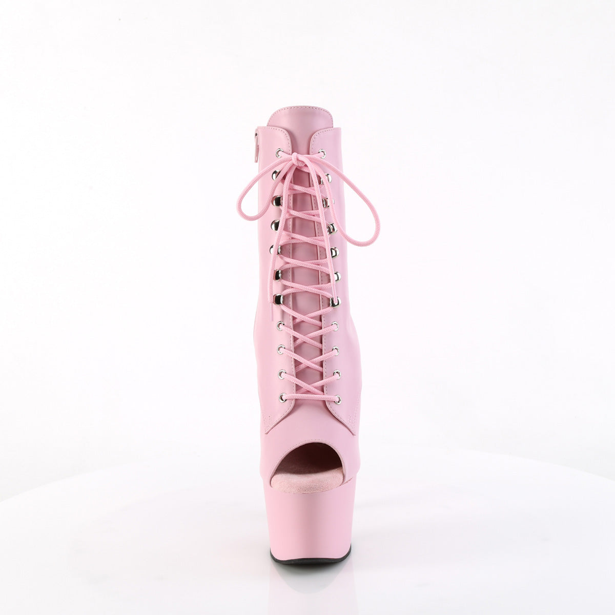 Pleaser - Adore 1021 - Baby Pink Faux Leather - 7 inch