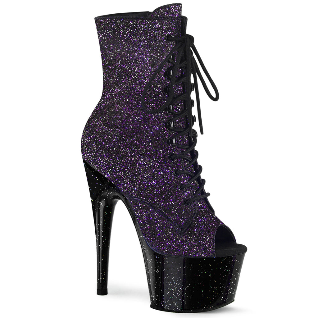 Pleaser - Adore 1021MG - Purple Glitter - 7 inch